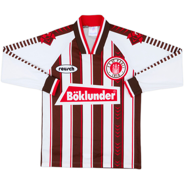 1996-97 St Pauli Home L/S Shirt - 8/10 - (XS/S)