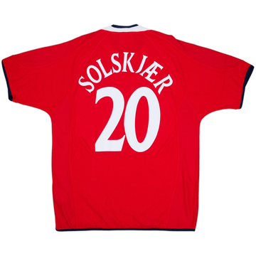 2000-02 Norway Home Shirt Solskjaer #20 (L)