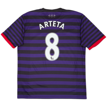 2012-13 Arsenal Away Shirt Arteta #8 - 8/10 - (L)