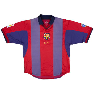 2000-01 Barcelona Home Shirt - 5/10 - (M)