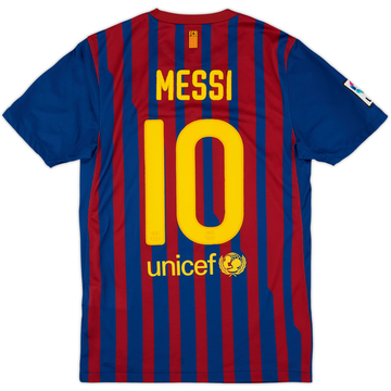 2011-12 Barcelona Home Shirt Messi #10 - 6/10 - (S)