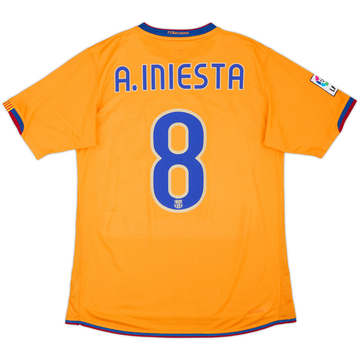 2007-08 Barcelona Third Shirt A.Iniesta #8 - 8/10 - (M)