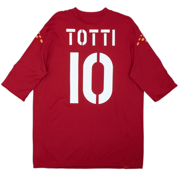2003-04 Roma Home Shirt Totti #10 - 7/10 - (XXL)