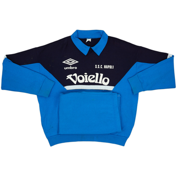 1991-93 Napoli Umbro Tracksuit - 5/10 - (XL)
