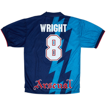 1995-96 Arsenal Away Shirt Wright #8 - 8/10 - (L)