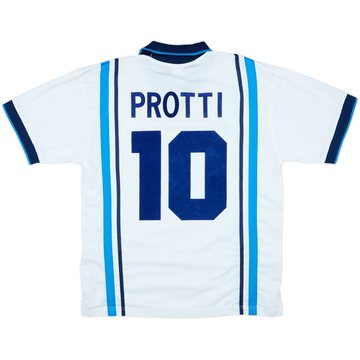 1997-98 Napoli Away Shirt Protti #10 - 7/10 - (L)
