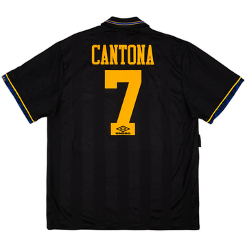 1993-95 Manchester United Away Shirt Cantona #7 - 8/10 - (XL)