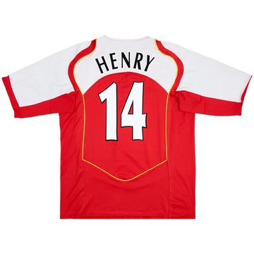 2004-05 Arsenal Home Shirt Henry #14 - 7/10 - (XL)