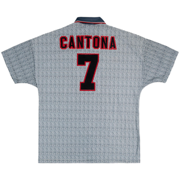 1995-96 Manchester United Away Shirt Cantona #7 - 8/10 - (XL)