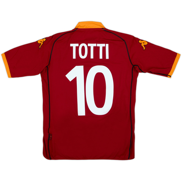 2002-03 Roma Home Shirt Totti #10 - 5/10 - (S)