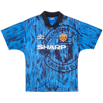 1992-93 Manchester United Away Shirt - 8/10 - (13-14 Years)