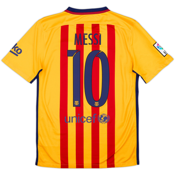 2015-16 Barcelona Away Shirt Messi #10 - 6/10 - (S)