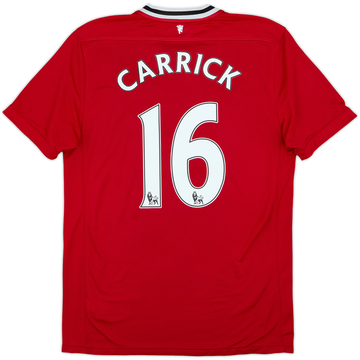 2011-12 Manchester United Home Shirt Carrick #16 - 5/10 - (L)