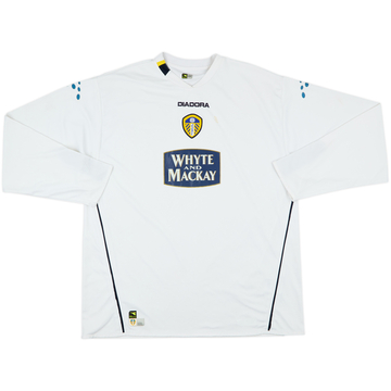 2004-05 Leeds United Home L/S Shirt - 5/10 - (XXL)