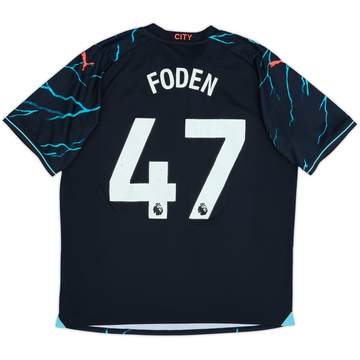 2023-24 Manchester City Third Shirt Foden #47 - 6/10 - (XL)