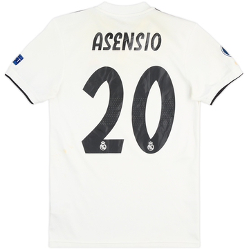 2018-19 Real Madrid Home Shirt Asensio #20 - 4/10 - (XS)