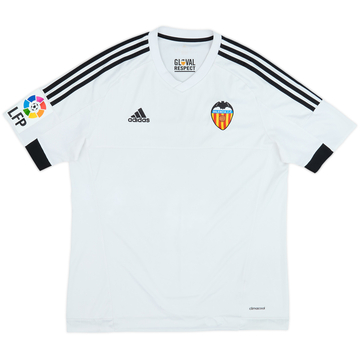 2015-16 Valencia Home Shirt - 5/10 - (L)