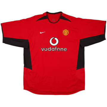 2002-04 Manchester United Home Shirt - 5/10 - (XL)
