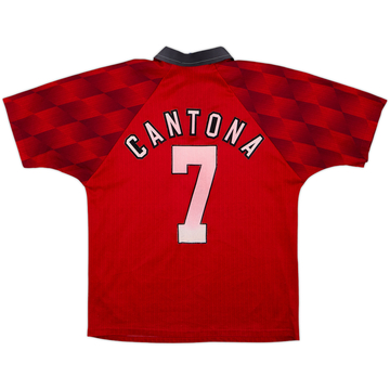 1996-98 Manchester United Home Shirt Cantona #7 - 6/10 - (M)