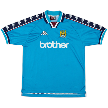 1997-99 Manchester City Home Shirt - 8/10 - (XL)