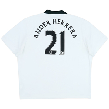 2014-15 Manchester United Away Shirt Ander Herrera #21 - 8/10 - (3XL)
