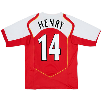 2004-05 Arsenal Home Shirt Henry #14 - 6/10 - (M)