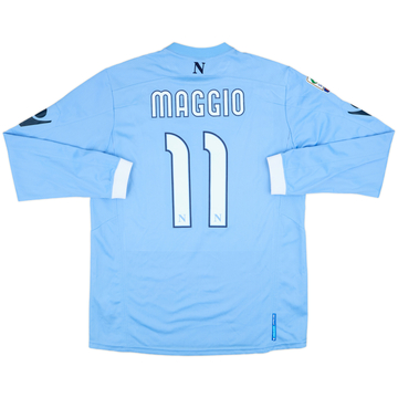 2010-11 Napoli Home L/S Shirt Maggio #11 - 7/10 - (XL)