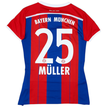 2014-15 Bayern Munich Home Shirt Muller #25 - 10/10 - (Women's M)