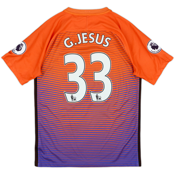 2016-17 Manchester City Third Shirt G.Jesus #33 - 10/10 - (S)