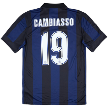 2013-14 Inter Milan Home Shirt Cambiasso #19 (S)