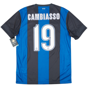 2012-13 Inter Milan Home Shirt Cambiasso #19 (M)