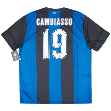 2012-13 Inter Milan Home Shirt Cambiasso #19 (XL)