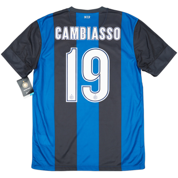 2012-13 Inter Milan Home Shirt Cambiasso #19 (M)
