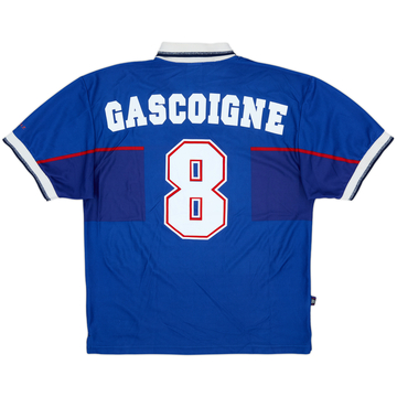 1997-99 Rangers Home Shirt Gascoigne #8 - 6/10 - (L)