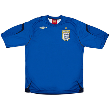 2006-08 England GK S/S Shirt - 10/10 - (XL)