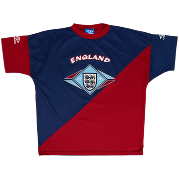 1994-96 England Umbro Training Shirt - 9/10 - (L)