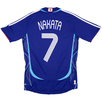 2006-08 Japan Home Shirt Nakata #7 - 8/10 - (S)