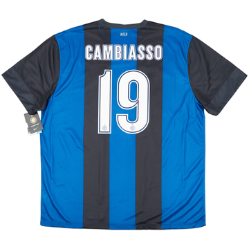 2012-13 Inter Milan Home Shirt Cambiasso #19 (XXL)