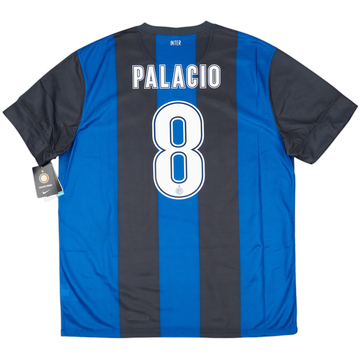 2012-13 Inter Milan Home Shirt Palacio #8 (XL)