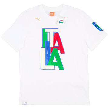 2014-15 Italy Puma Graphic Tee (M)
