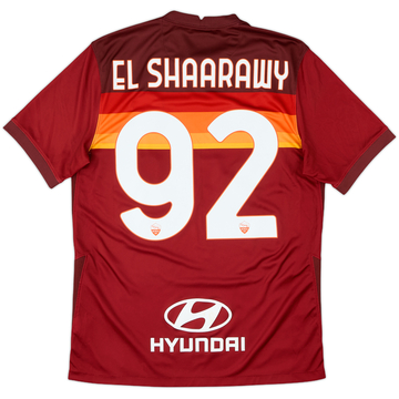 2020-21 Roma Home Shirt El Shaarawy #92 - 8/10 - (M)