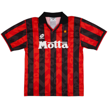 1993-94 AC Milan Home Shirt - 8/10 - (M)