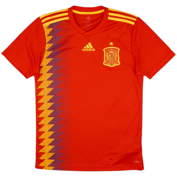 2018-19 Spain Home Shirt - 8/10 - (S)