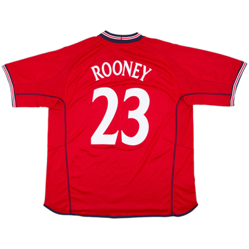 2002-04 England Away Shirt Rooney #23 - 8/10 - (XXL)