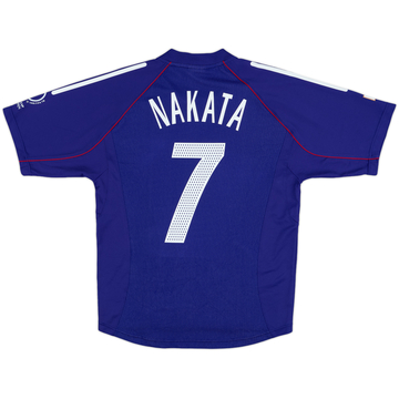 2002-04 Japan Authentic Home Shirt Nakata #7 - 9/10 - (M)