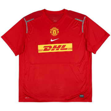 2012-13 Manchester United Player Issue Nike Training Shirt - 7/10 - (XXL)