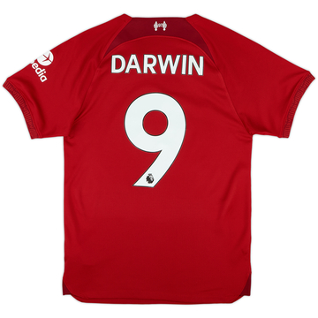 2022-23 Liverpool Home Shirt Darwin #9 - 9/10 - (XS)