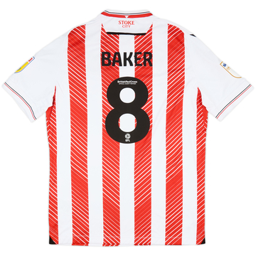 2022-23 Stoke City Home Shirt Baker #8 - 8/10 - (XXL)