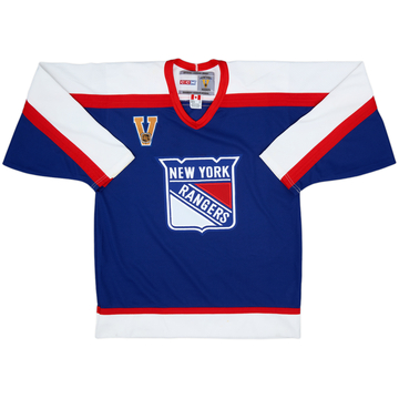 1976-78 New York Rangers CCM Vintage Hockey Away Jersey - 7/10 - (M)