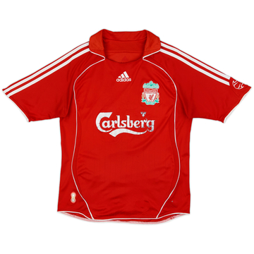 2006-08 Liverpool Home Shirt - 5/10 - (XL.Boys)